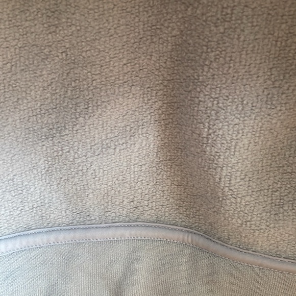 Lafayette 148 NY Medford crew neck sweatshirt gray sage crop cotton luxury large - Picture 8 of 10